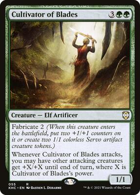 Cultivator of Blades card from Commander: Kaldheim