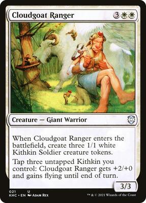 Cloudgoat Ranger card from Commander: Kaldheim
