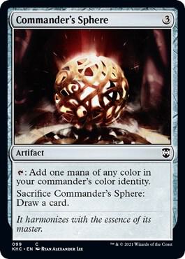 Commander's Sphere card from Commander: Kaldheim