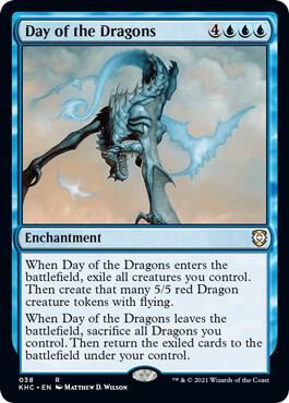 Day of the Dragons card from Commander: Kaldheim