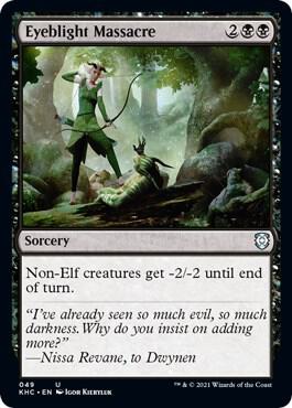 Eyeblight Massacre card from Commander: Kaldheim