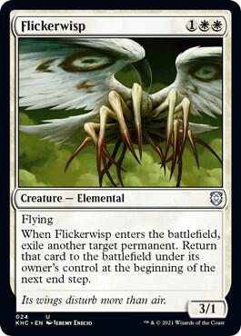 Flickerwisp card from Commander: Kaldheim