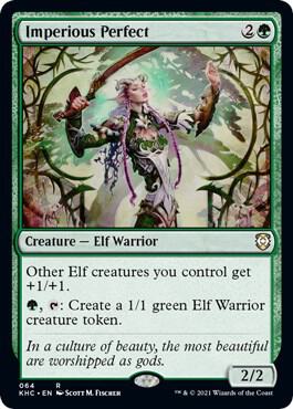 Imperious Perfect card from Commander: Kaldheim