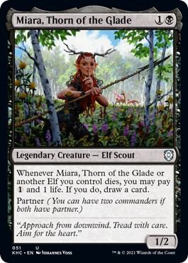 Miara, Thorn of the Glade card from Commander: Kaldheim