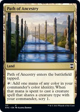 Path of Ancestry card from Commander: Kaldheim