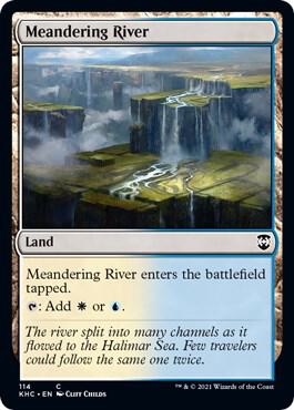Meandering River card from Commander: Kaldheim