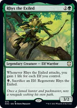 Rhys the Exiled card from Commander: Kaldheim