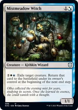 Mistmeadow Witch card from Commander: Kaldheim