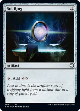 Sol Ring card from Commander: Kaldheim