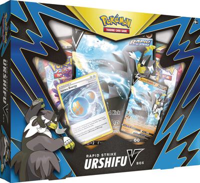 Rapid Strike Urshifu V Box card from SWSH05: Battle Styles