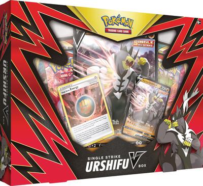 Single Strike Urshifu V Box card from SWSH05: Battle Styles
