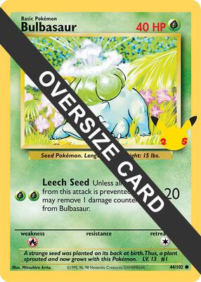 Bulbasaur card from First Partner Pack