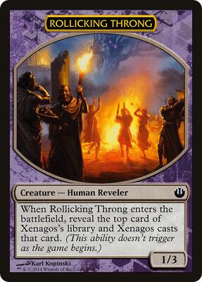 Rollicking Throng card from Hero's Path Promos