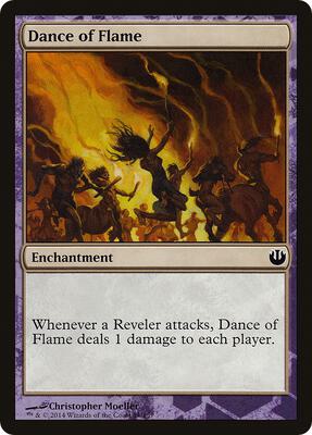 Dance of Flame card from Hero's Path Promos