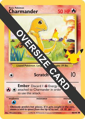 Charmander card from First Partner Pack