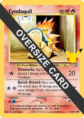 Cyndaquil card from First Partner Pack