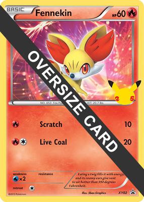 Fennekin card from First Partner Pack