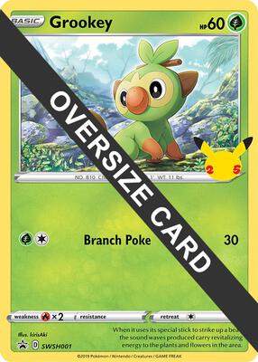 Grookey card from First Partner Pack