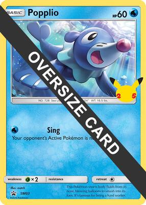 Popplio card from First Partner Pack