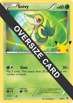 Snivy card from First Partner Pack