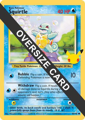 Squirtle card from First Partner Pack