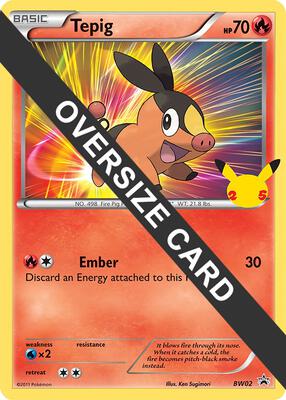 Tepig card from First Partner Pack