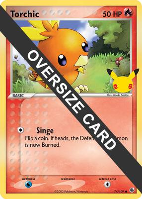 Torchic card from First Partner Pack