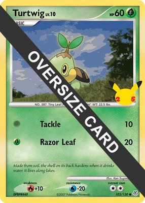 Turtwig card from First Partner Pack
