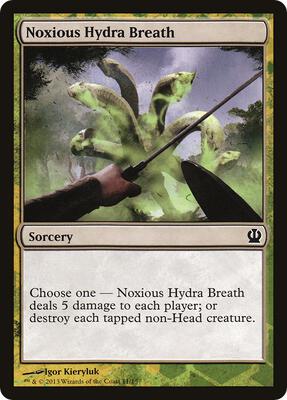 Noxious Hydra Breath card from Hero's Path Promos