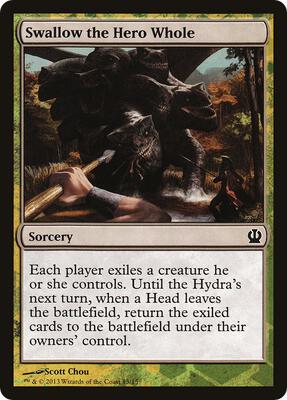 Swallow the Hero Whole card from Hero's Path Promos