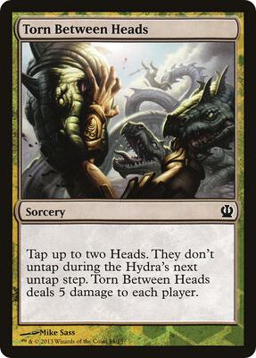 Torn Between Heads card from Hero's Path Promos