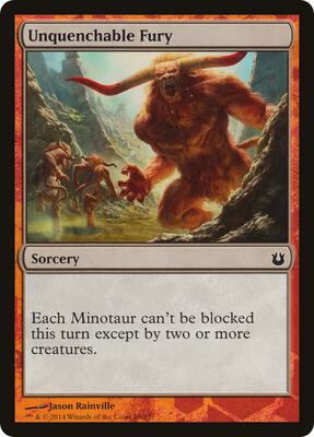 Unquenchable Fury (Battle the Horde) card from Hero's Path Promos