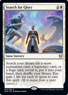 Search for Glory card from Prerelease Cards