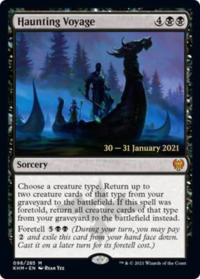 Haunting Voyage card from Prerelease Cards