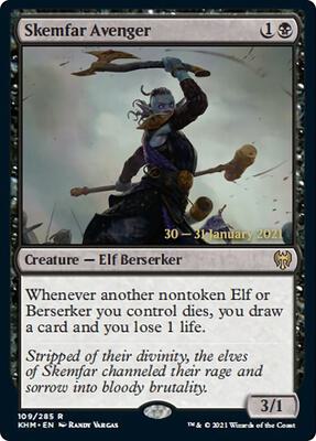Skemfar Avenger card from Prerelease Cards