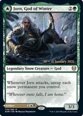 Jorn, God of Winter card from Prerelease Cards