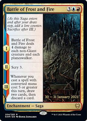 Battle of Frost and Fire card from Prerelease Cards