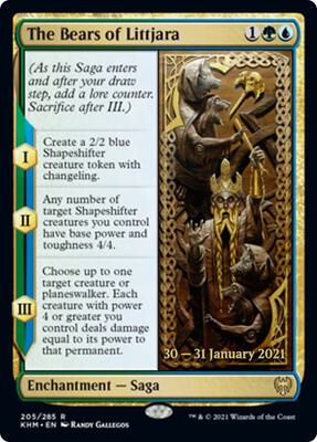 The Bears of Littjara card from Prerelease Cards
