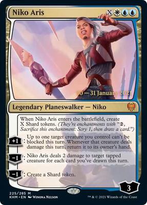 Niko Aris card from Prerelease Cards