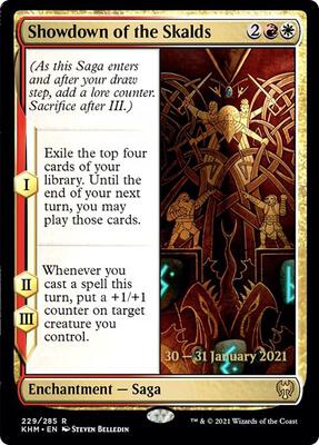 Showdown of the Skalds card from Prerelease Cards