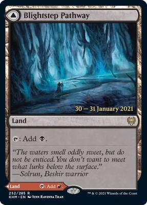 Blightstep Pathway card from Prerelease Cards