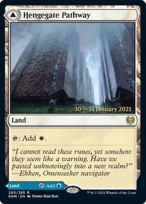 Hengegate Pathway card from Prerelease Cards