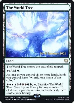 The World Tree card from Prerelease Cards