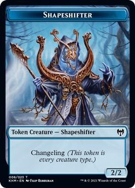 Shapeshifter Token card from Kaldheim