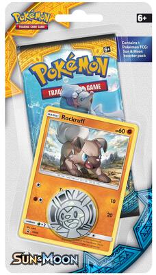 Sun & Moon Single Blister Pack [Rockruff] card from SM Base Set