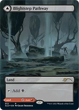 Blightstep Pathway (Borderless) card from Secret Lair Series
