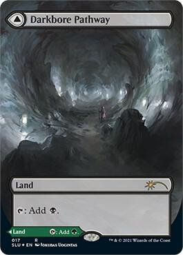 Darkbore Pathway (Borderless) card from Secret Lair Series