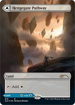 Hengegate Pathway (Borderless) card from Secret Lair Series