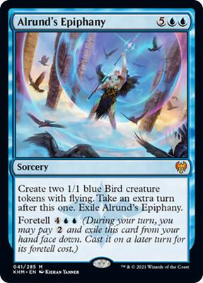 Alrund's Epiphany card from Promo Pack: Kaldheim