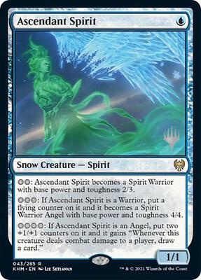 Ascendant Spirit card from Promo Pack: Kaldheim